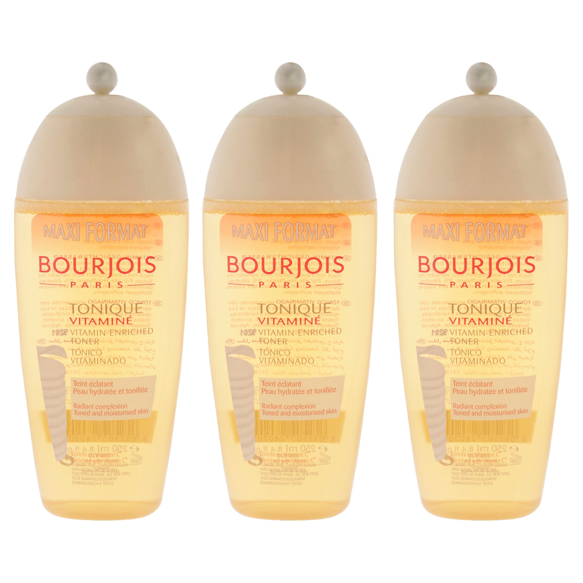 Bourjois Maxi Format Vitamin-Enriched Toner - Pack of 3 -Thefragrancemart.com
