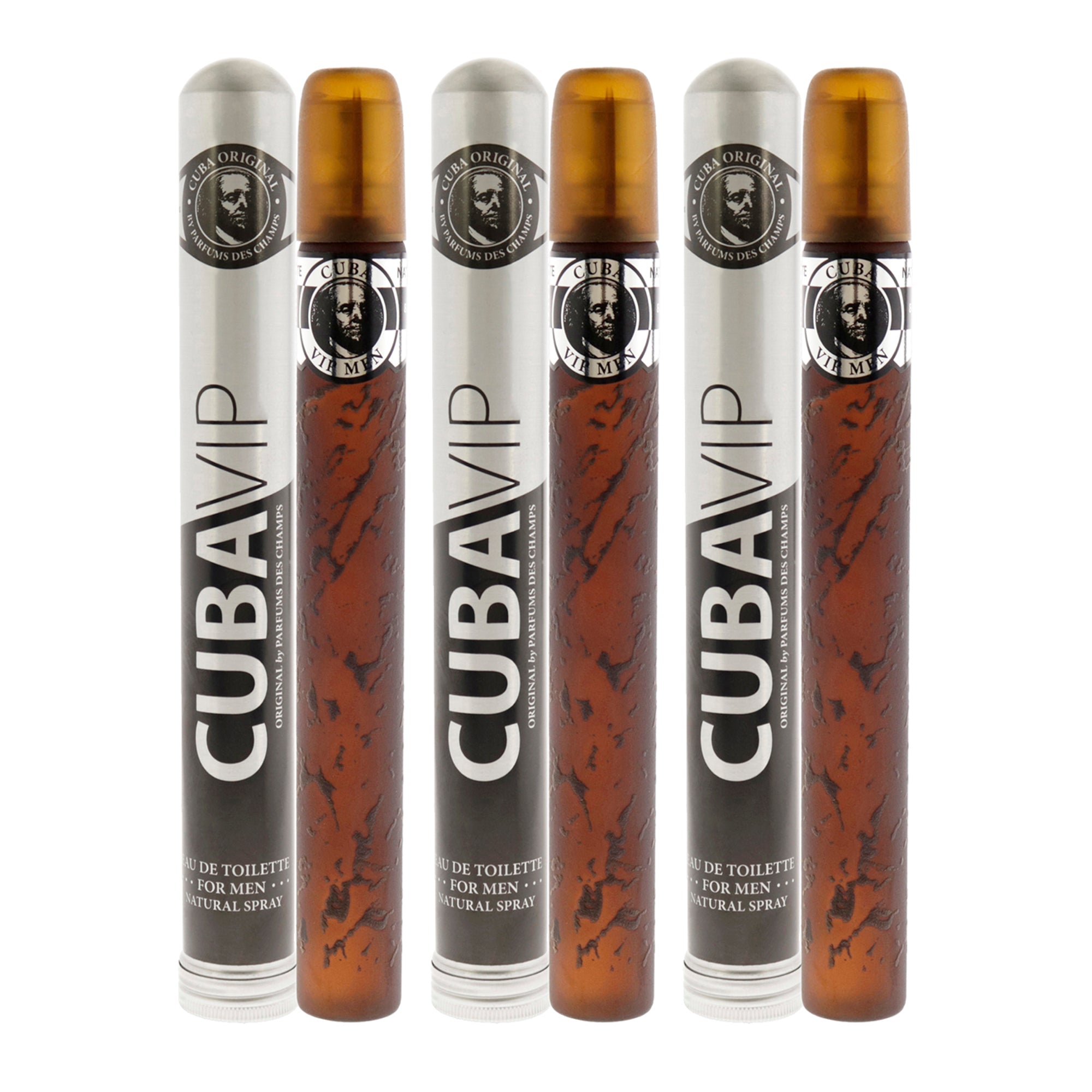 Cuba VIP - Pack of 3 Eau De Toilette-Thefragrancemart.com