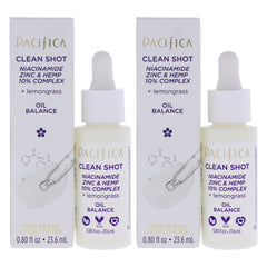 Pacifica Clean Shot Niacinamide Zinc and Hemp 10 Percent Complex - Pack of 2 -Thefragrancemart.com