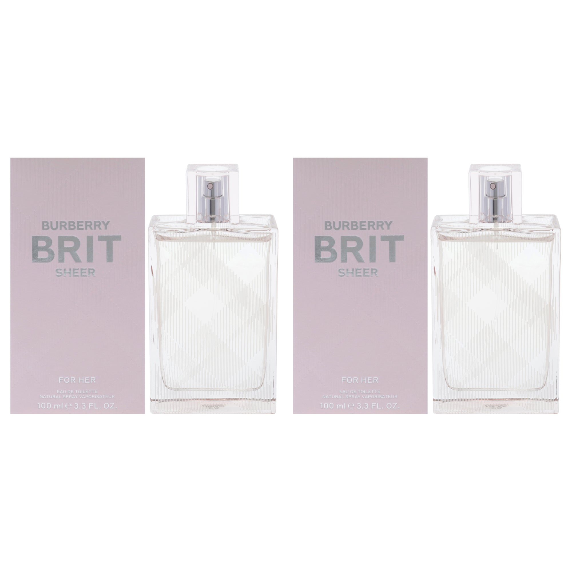 Burberry Brit Sheer - Pack of 2 Eau De Toilette-Thefragrancemart.com