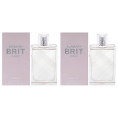 Burberry Brit Sheer - Pack of 2 Eau De Toilette-Thefragrancemart.com