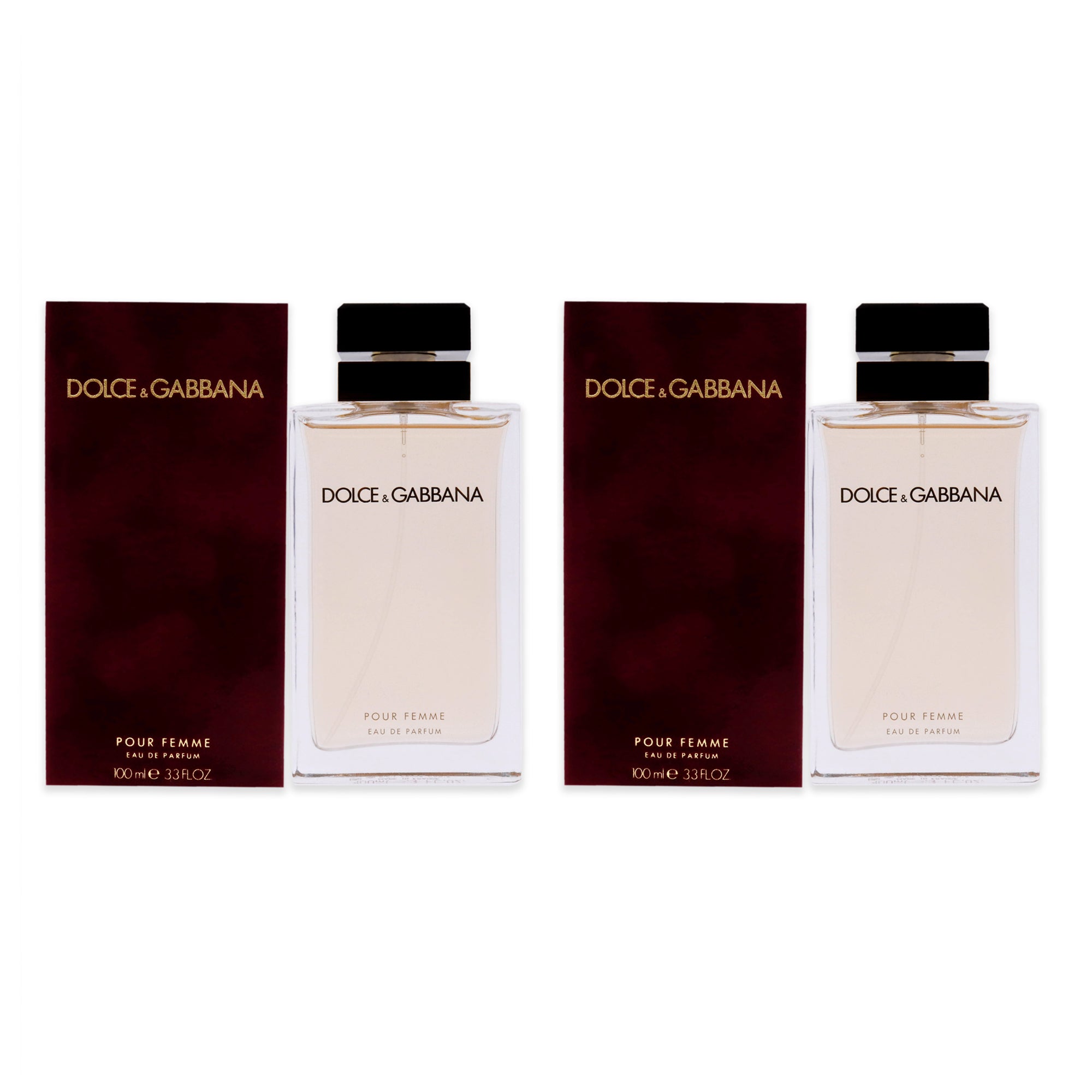 Dolce and Gabbana Pour Femme - Pack of 2 Eau De Parfum-Thefragrancemart.com