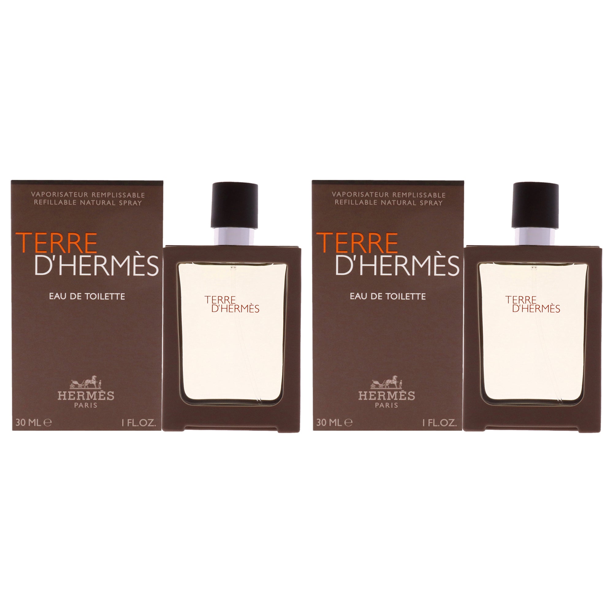 Terre Dhermes - Pack of 2 Eau De Toilette-Thefragrancemart.com