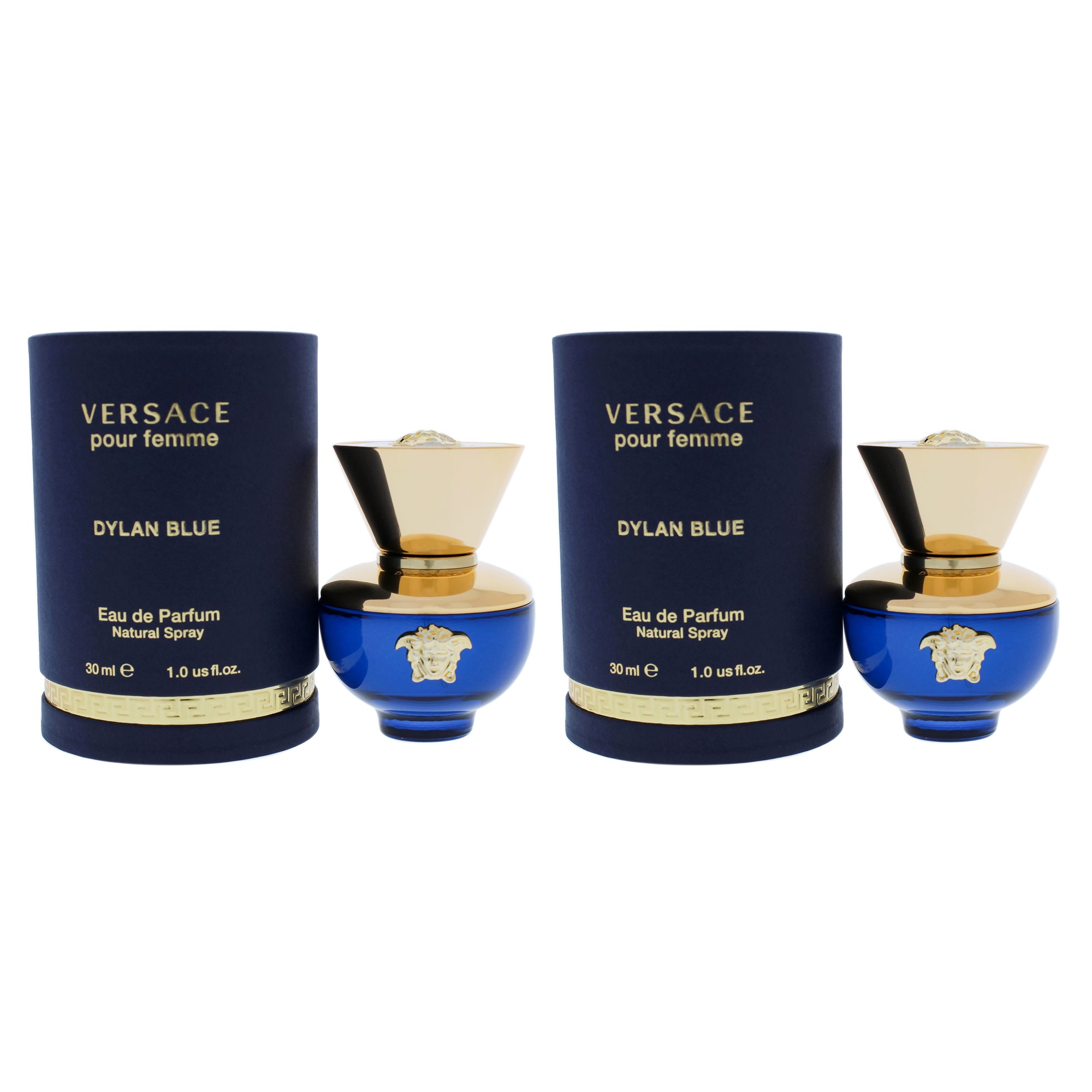 Versace Dylan Blue - Pack of 2 Eau De Parfum-Thefragrancemart.com