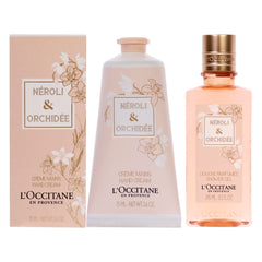 LOccitane Neroli and Orchidee Hand Cream and Shower Gel Kit -Thefragrancemart.com