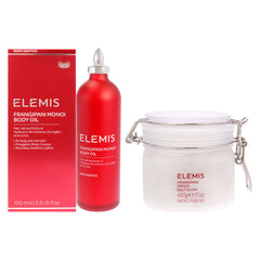 Elemis Frangipani Monoi Body Oil and Frangipani Monoi Salt Glow Kit -Thefragrancemart.com