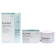 Elemis Pro-Collagen Neck & Decollete Balm and Pro-Collagen Marine Cream SPF 30 Kit -Thefragrancemart.com