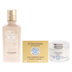 LOccitane Neroli and Orchidee Body Milk and Shea Butter Light Comforting Cream Kit -Thefragrancemart.com