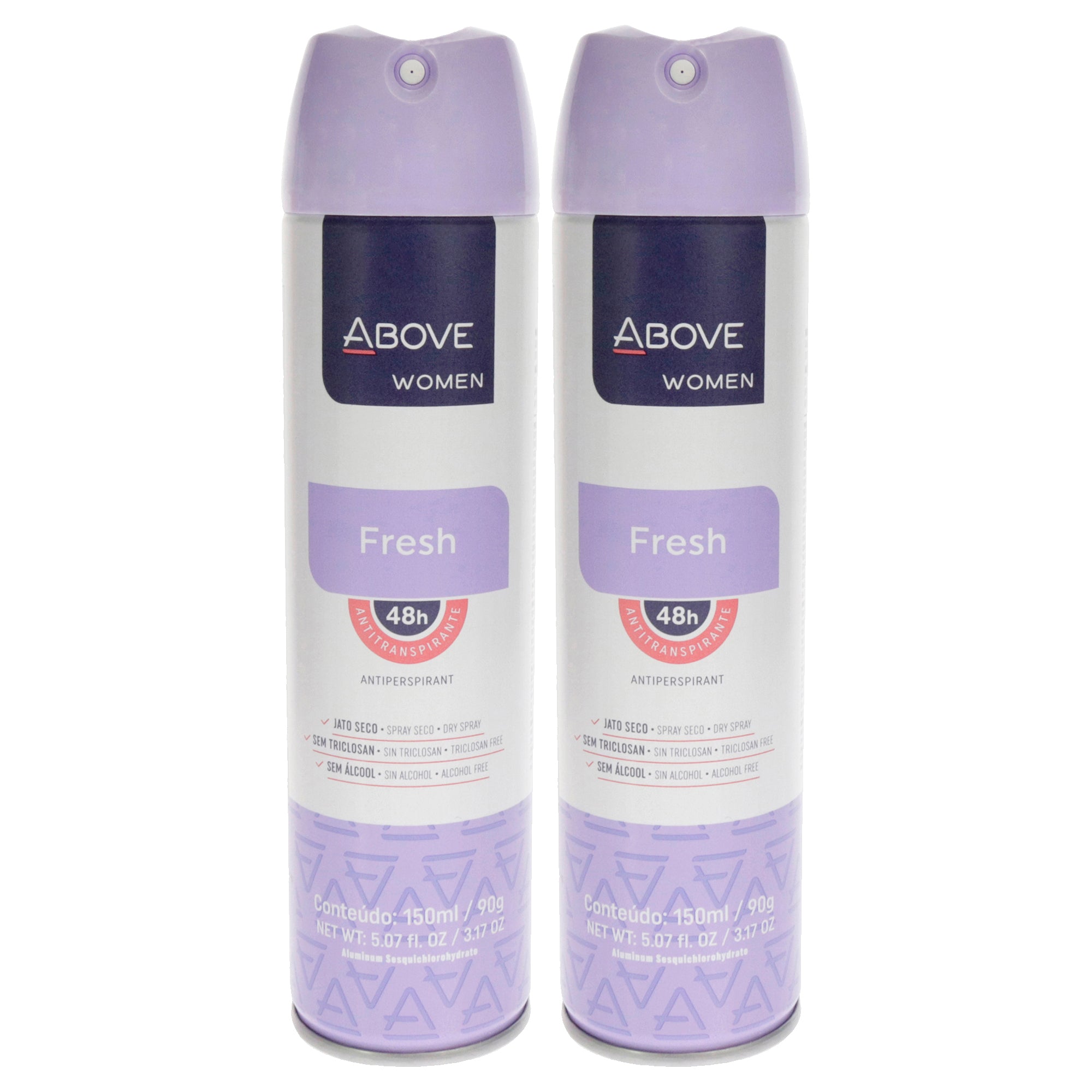 Above 48 Hours Antiperspirant Deodorant - Fresh - Pack of 2 -Thefragrancemart.com