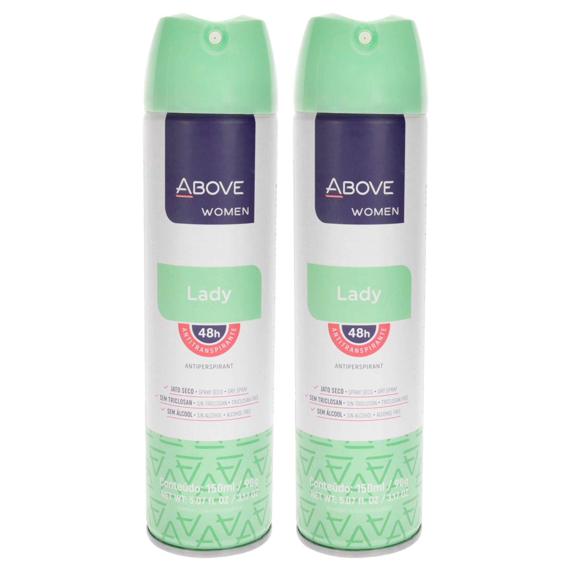 Above 48 Hours Antiperspirant Deodorant - Lady - Pack of 2 -Thefragrancemart.com