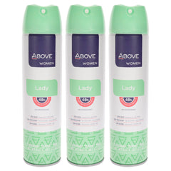 Above 48 Hours Antiperspirant Deodorant - Lady - Pack of 3 -Thefragrancemart.com