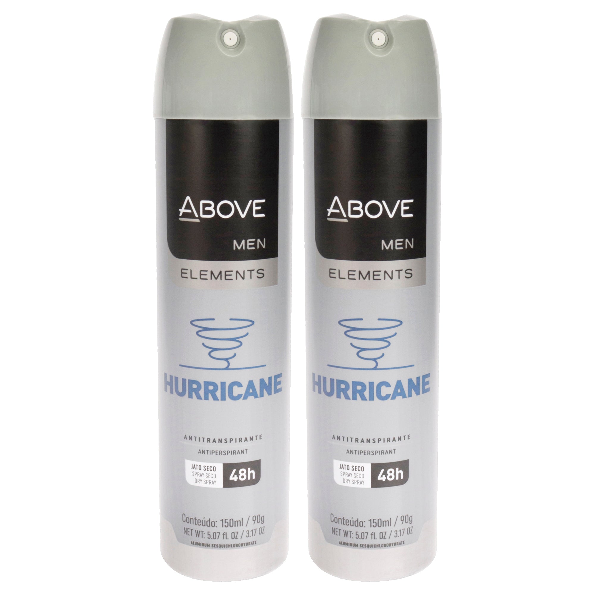 Above 48 Hours Element Antiperspirant Deodorant - Hurricane - Pack of 2 -Thefragrancemart.com