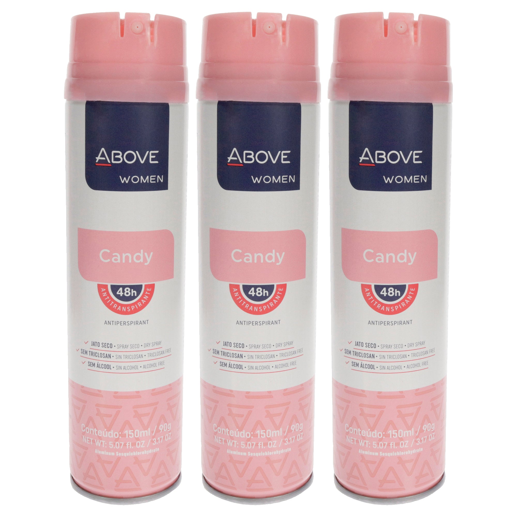 Above 48 Hours Antiperspirant Deodorant - Candy - Pack of 3 -Thefragrancemart.com
