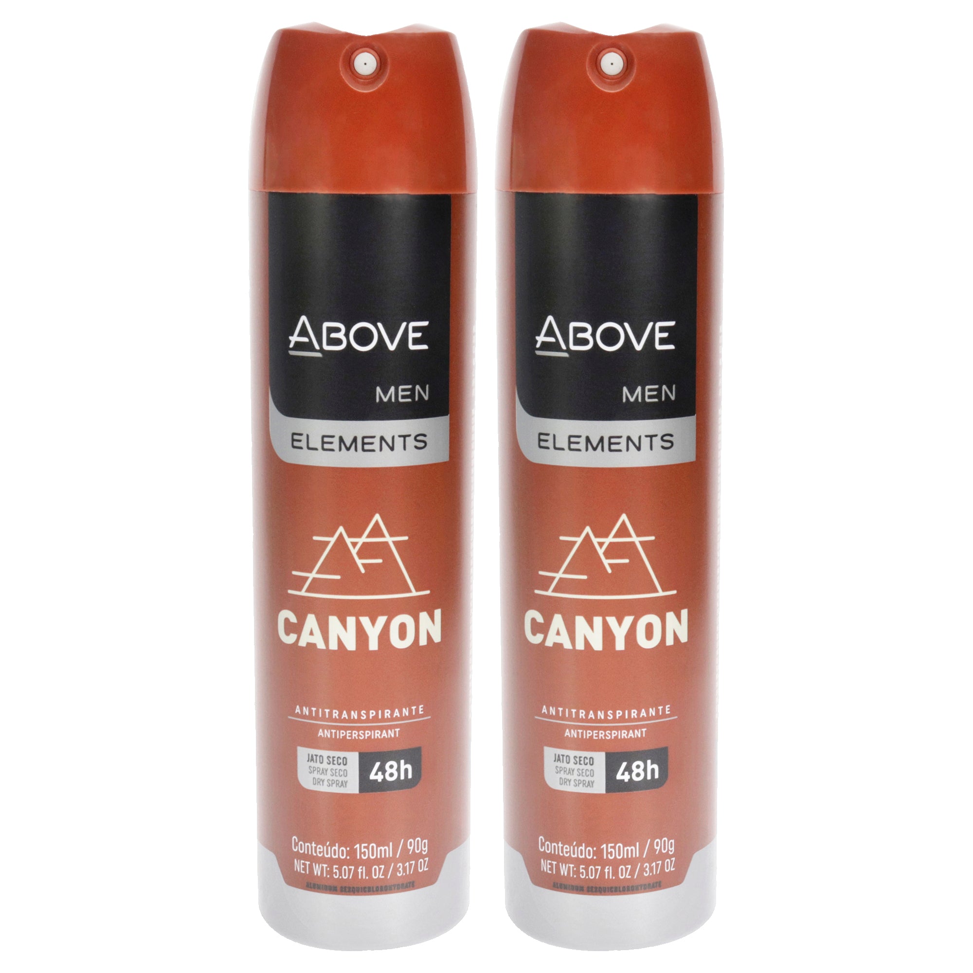 Above 48 Hours Element Antiperspirant Deodorant - Canyon - Pack of 2 -Thefragrancemart.com
