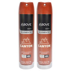 Above 48 Hours Element Antiperspirant Deodorant - Canyon - Pack of 2 -Thefragrancemart.com