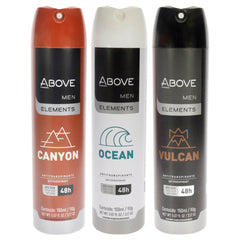 Above 48 Hours Element Antiperspirant Deodorant - Canyon - Pack of 3 -Thefragrancemart.com