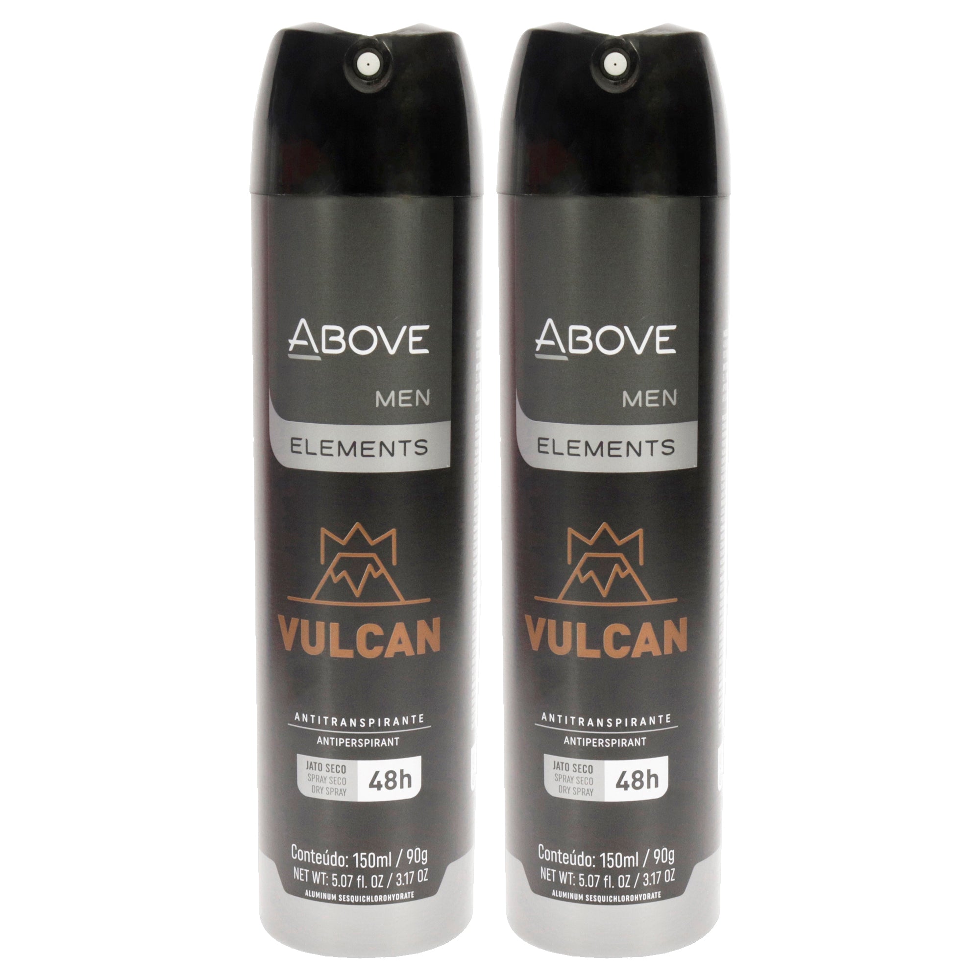 Above 48 Hours Element Antiperspirant Deodorant - Vulcan - Pack of 2 -Thefragrancemart.com