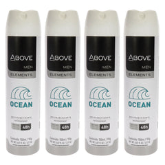 Above 48 Hours Element Antiperspirant Deodorant - Ocean - Pack of 4 -Thefragrancemart.com