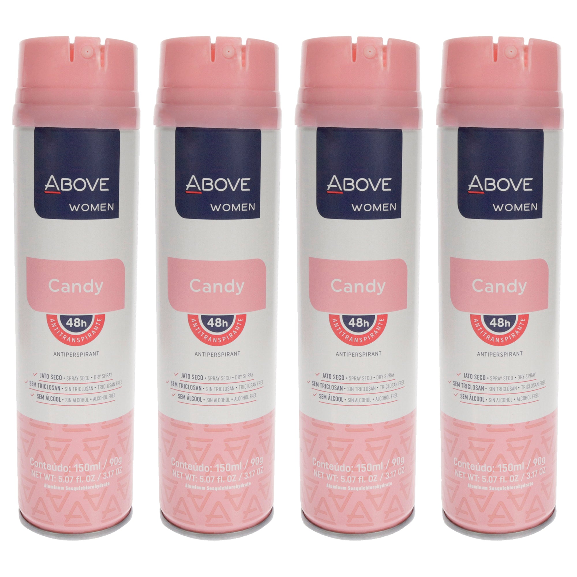 Above 48 Hours Antiperspirant Deodorant - Candy - Pack of 4 -Thefragrancemart.com