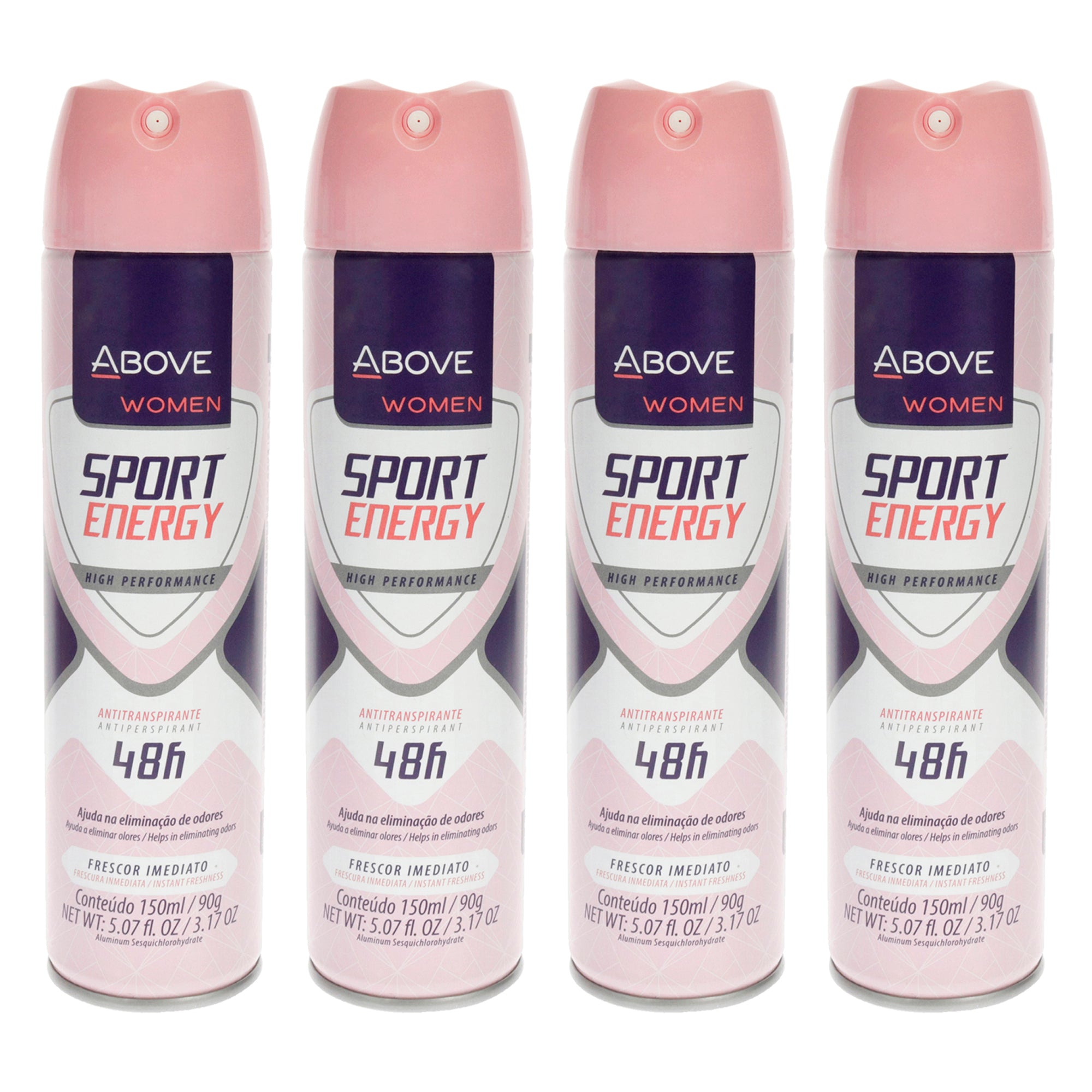 Above 48 Hours Sport Energy Antiperspirant Deodorant - Pack of 4 -Thefragrancemart.com