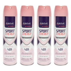 Above 48 Hours Sport Energy Antiperspirant Deodorant - Pack of 4 -Thefragrancemart.com