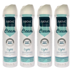 Above 48 Hours Cream Antiperspirant Deodorant - Light - Pack of 4 -Thefragrancemart.com
