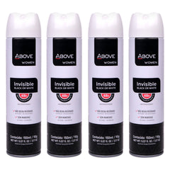 Above 48 Hours Antiperspirant Deodorant - Invisible - Pack of 4 -Thefragrancemart.com