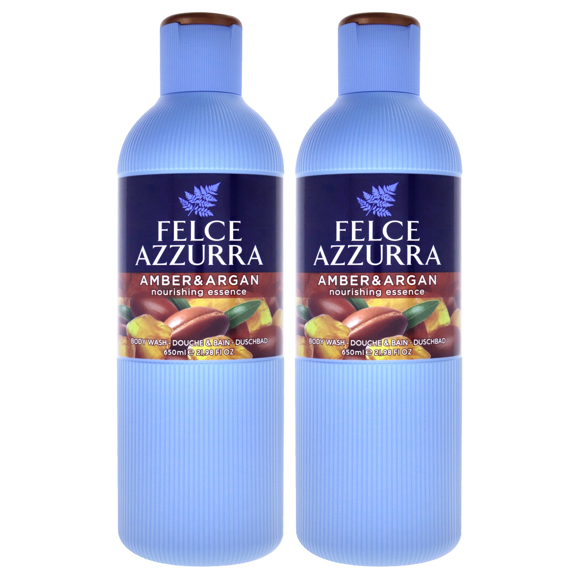 Felce Azzurra Amber and Argan - Pack of 2 -Thefragrancemart.com
