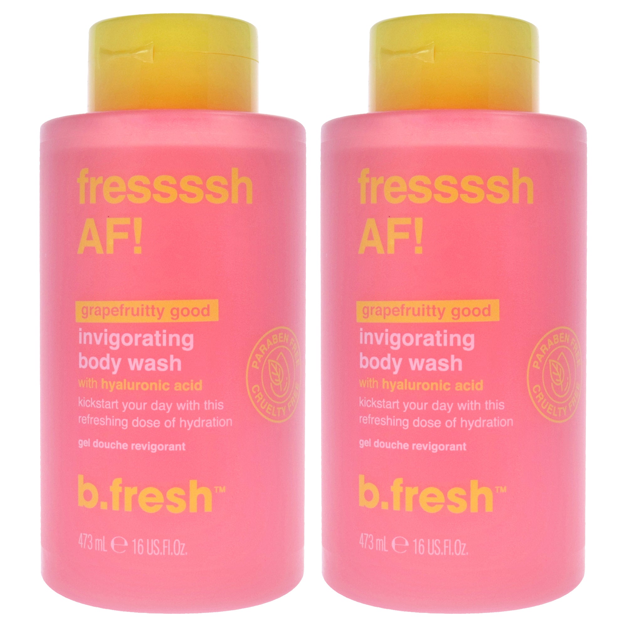 B.Tan Fressssh AF Invigorating Body Wash - Pack of 2 -Thefragrancemart.com