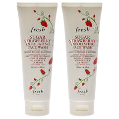 Fresh Sugar Strawberry Exfoliating Face Wash - Pack of 2 -Thefragrancemart.com