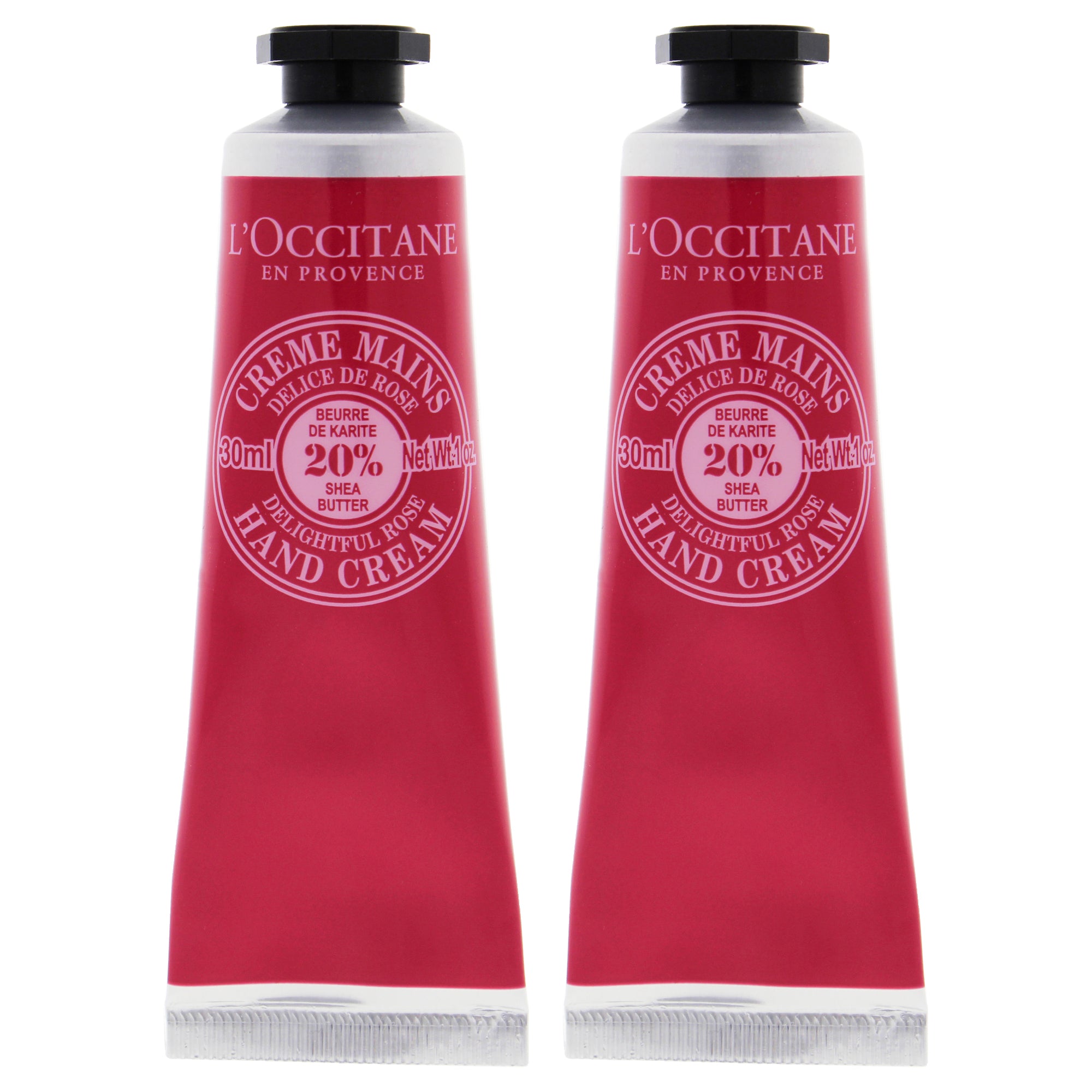 LOccitane Shea Butter Delightful Rose Hand Cream - Pack of 2 -Thefragrancemart.com