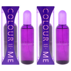 Milton Lloyd Colour Me Purple - Pack of 2 Eau De Parfum-Thefragrancemart.com