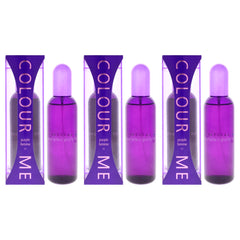 Milton Lloyd Colour Me Purple - Pack of 3 Eau De Parfum-Thefragrancemart.com