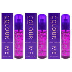 Milton Lloyd Colour Me Purple - Pack of 3 Eau De Parfum-Thefragrancemart.com