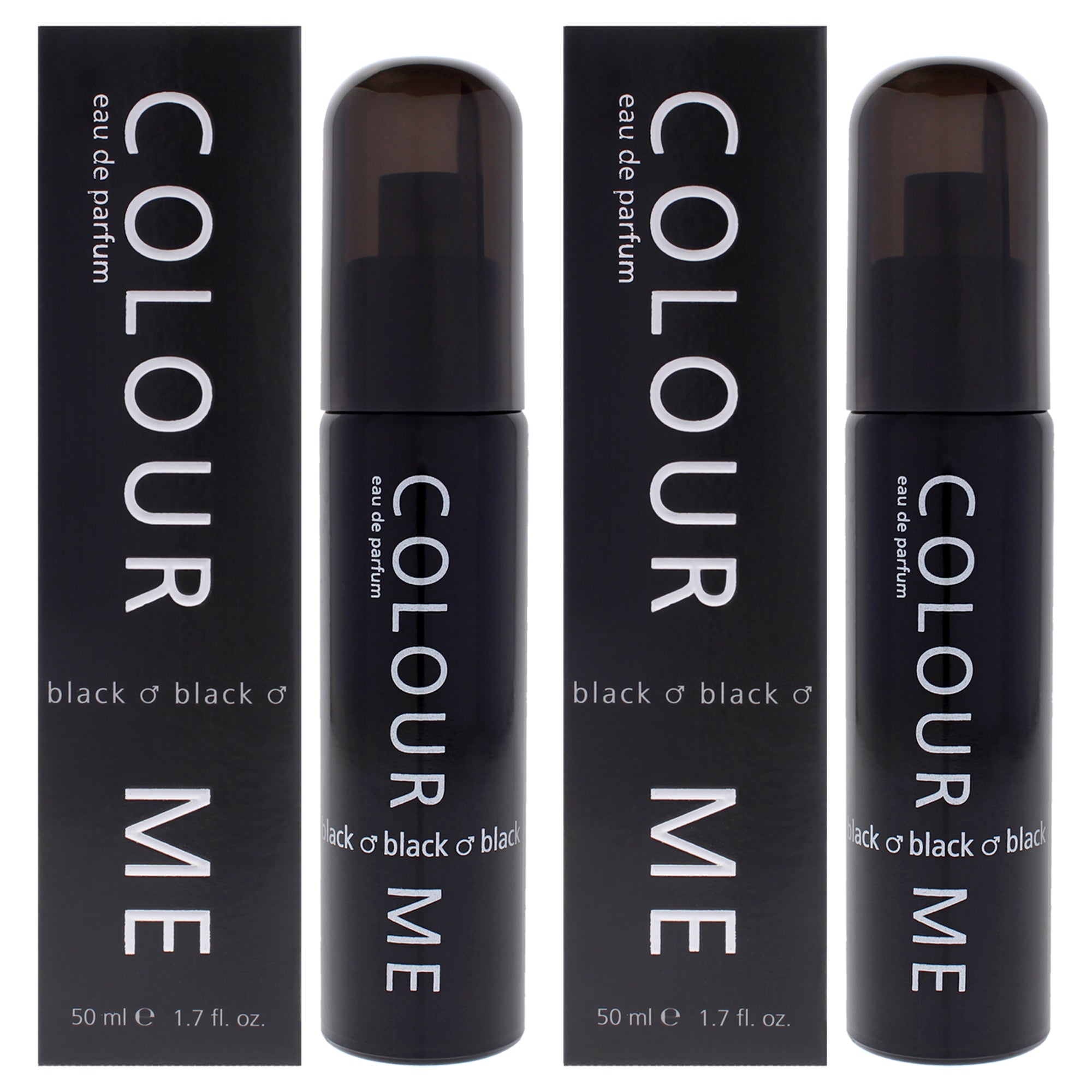 Milton Lloyd Colour Me Black - Pack of 2 Eau De Parfum-Thefragrancemart.com