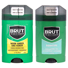 Brut Warm Amber and Honor Antiperspirant Deodorant and Signature Antiperspirant Plus Deodorant Kit -Thefragrancemart.com