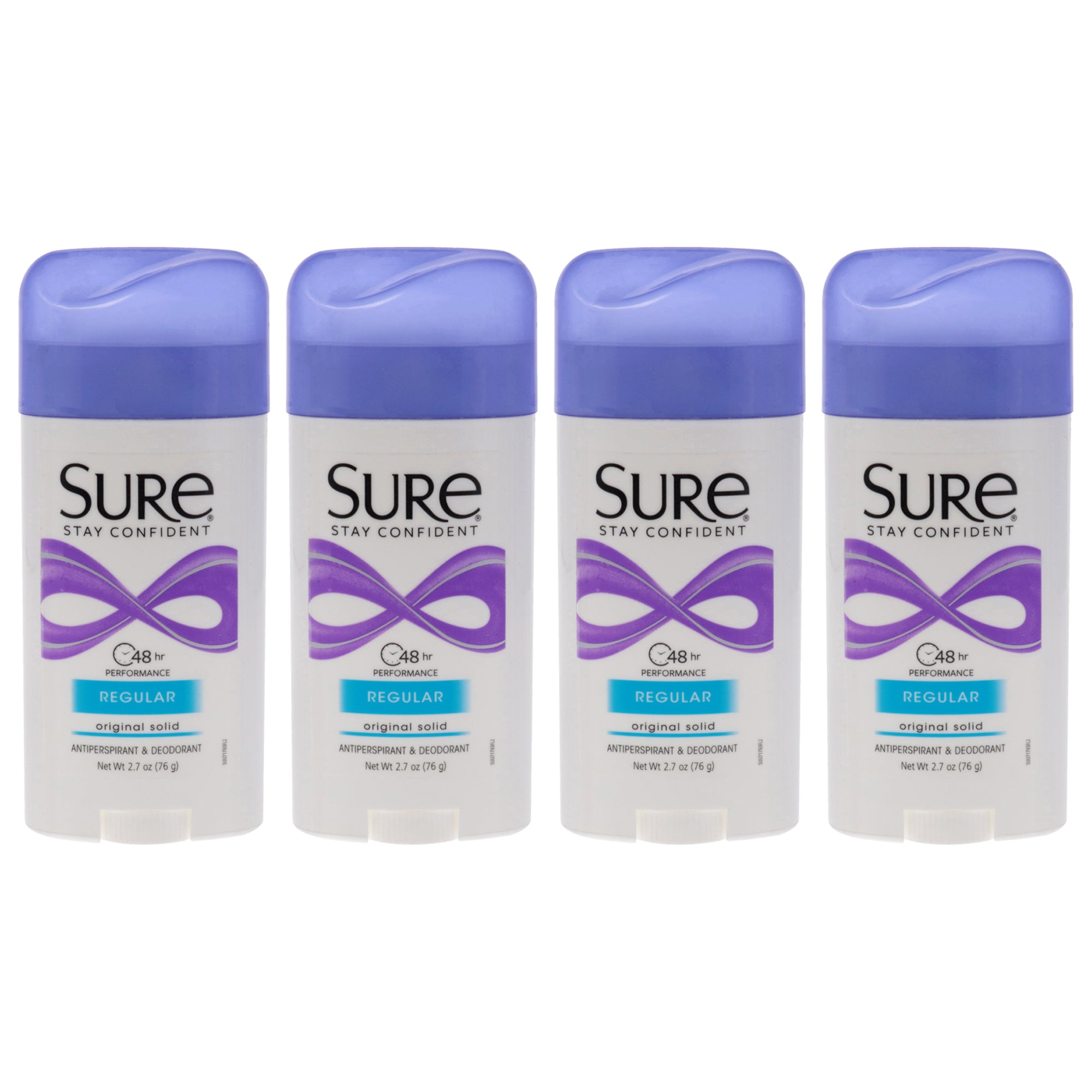 Sure Original Solid Anti-Perspirant Deodorant - Regular - Pack of 4 -Thefragrancemart.com