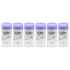 Sure Invisible Solid Anti-Perspirant Deodorant - Fresh and Cool - Pack of 6 -Thefragrancemart.com