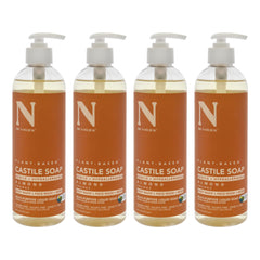 Dr. Natural Castile Liquid Soap - Almond - Pack of 4 -Thefragrancemart.com