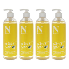 Dr. Natural Castile Liquid Soap - Unscented Baby - Pack of 4 -Thefragrancemart.com