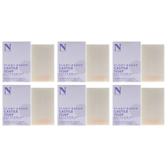 Dr. Natural Castile Bar Soap - Peppermint - Pack of 6 -Thefragrancemart.com