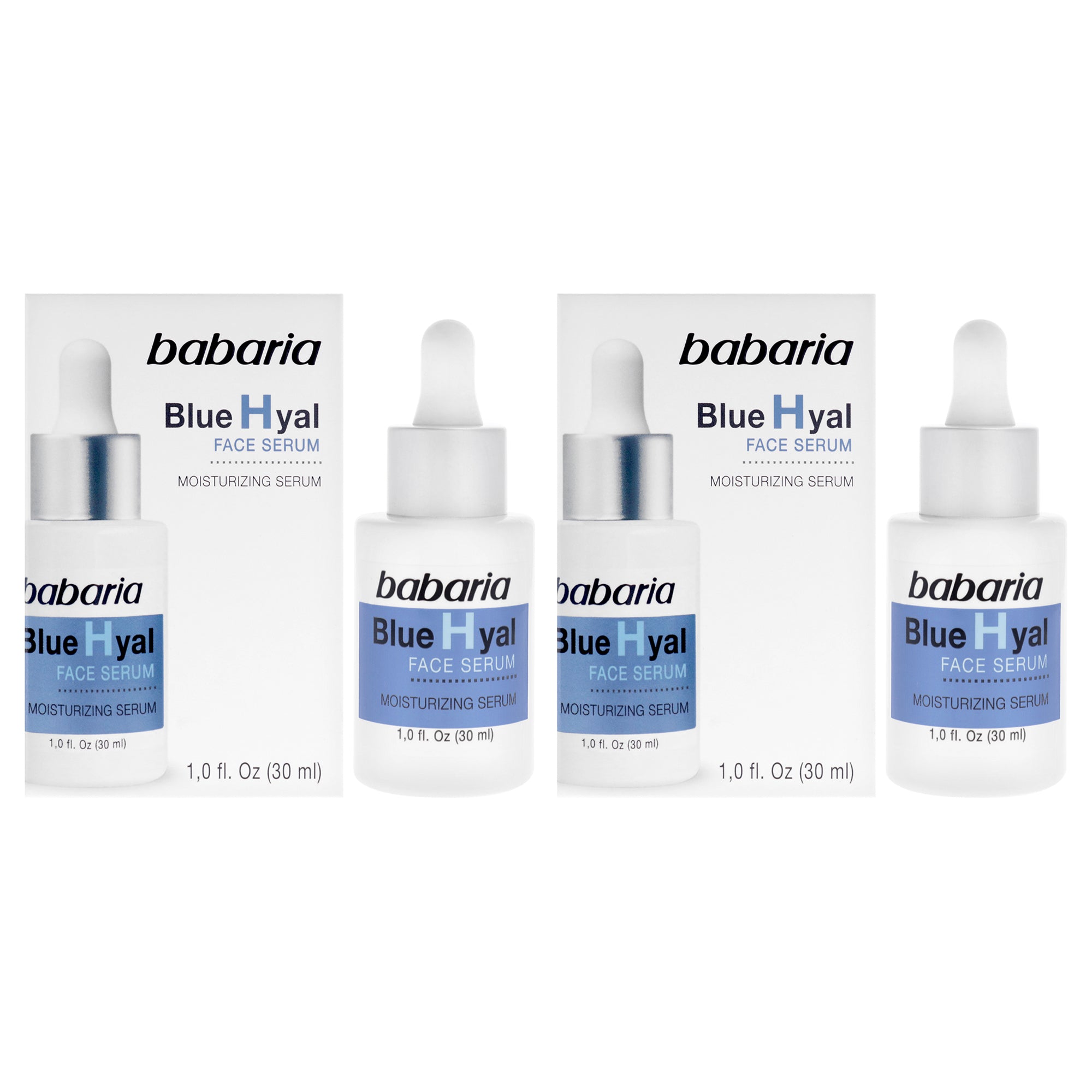 Babaria Blue Hyal Face Serum - Pack of 2 -Thefragrancemart.com