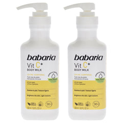Babaria Vitamin C Plus Body Milk - Pack of 2 -Thefragrancemart.com