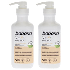 Babaria Vitamin E Plus Body Milk - Pack of 2 -Thefragrancemart.com
