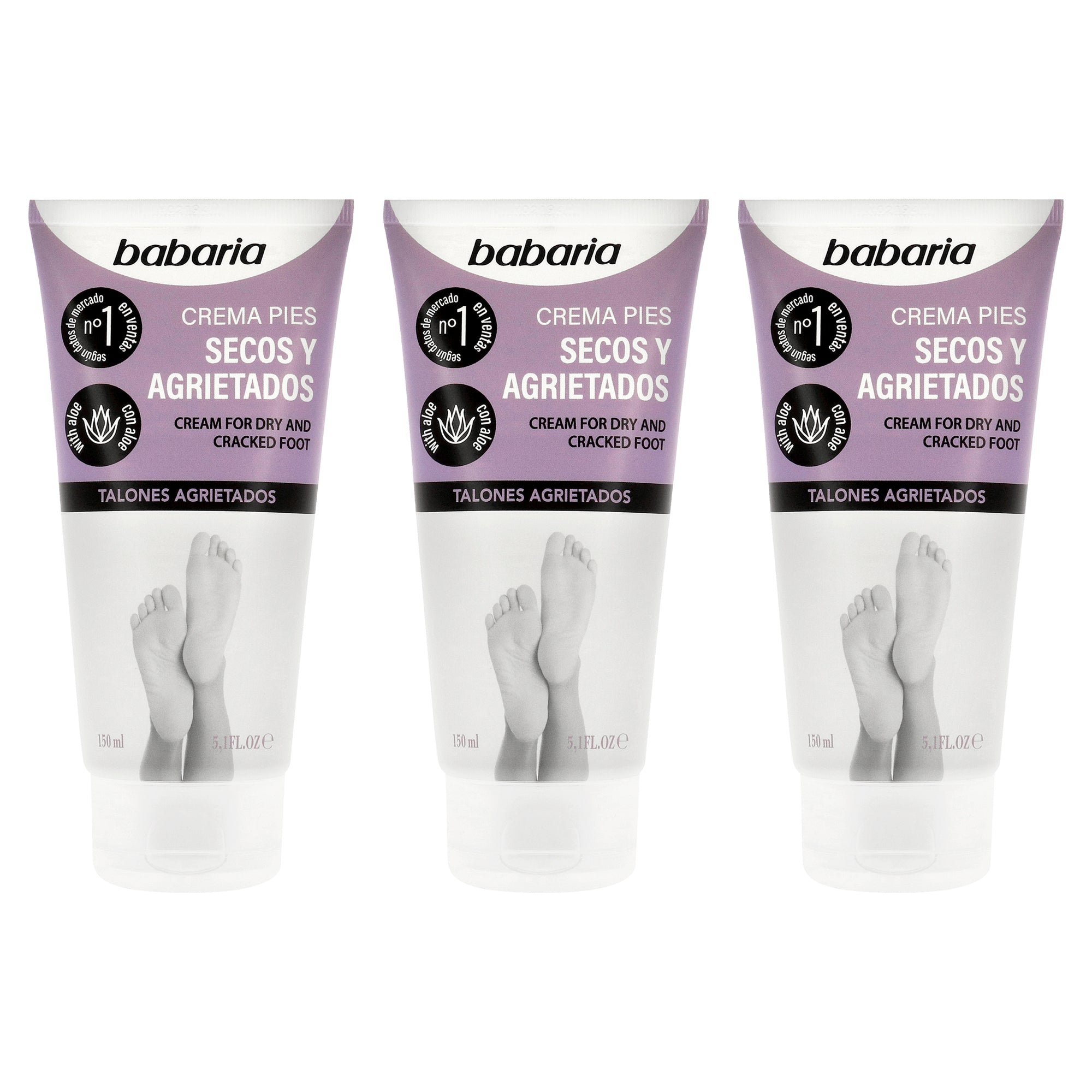 Babaria Dry Feet Cream - Pack of 3 -Thefragrancemart.com