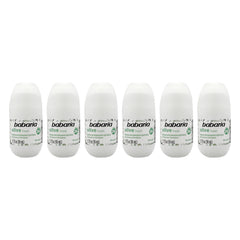 Babaria Roll-On Deodorant - Olive Oil - Pack of 6 -Thefragrancemart.com