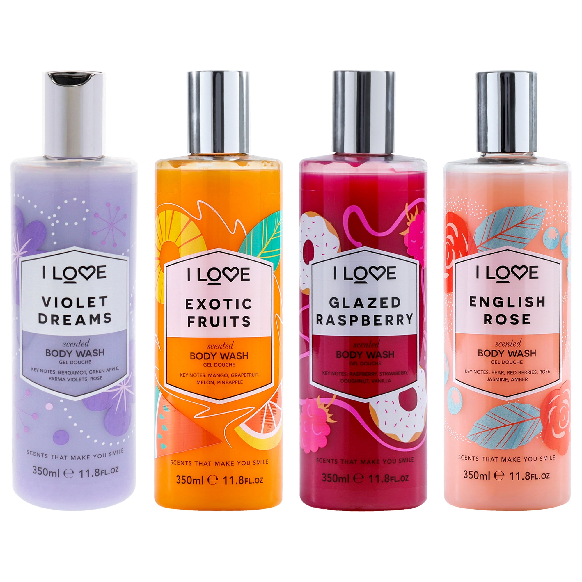 I Love Cosmetics Scented Body Wash Kit -Thefragrancemart.com