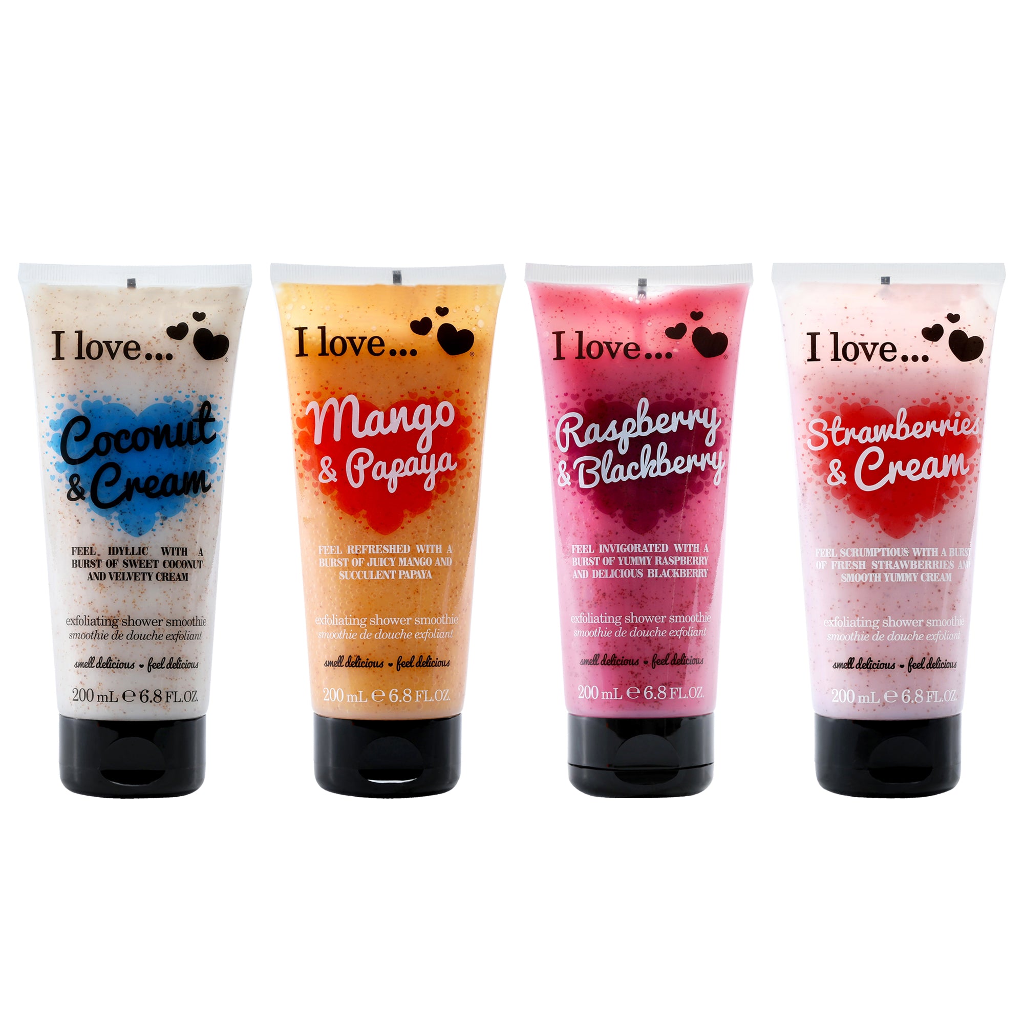 I Love Cosmetics Exfoliating Shower Smoothie Kit -Thefragrancemart.com