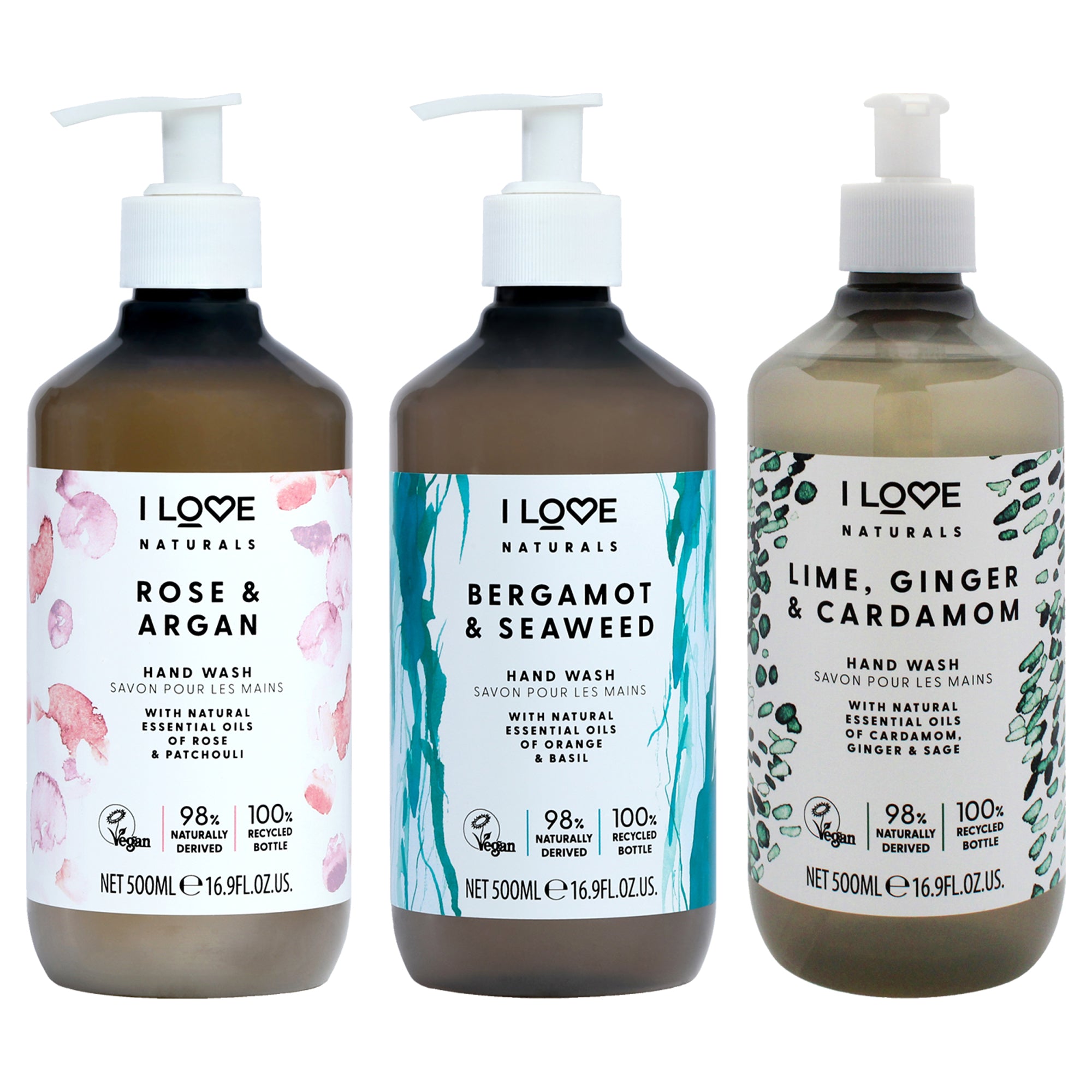 I Love Cosmetics Naturals Hand Wash Kit -Thefragrancemart.com