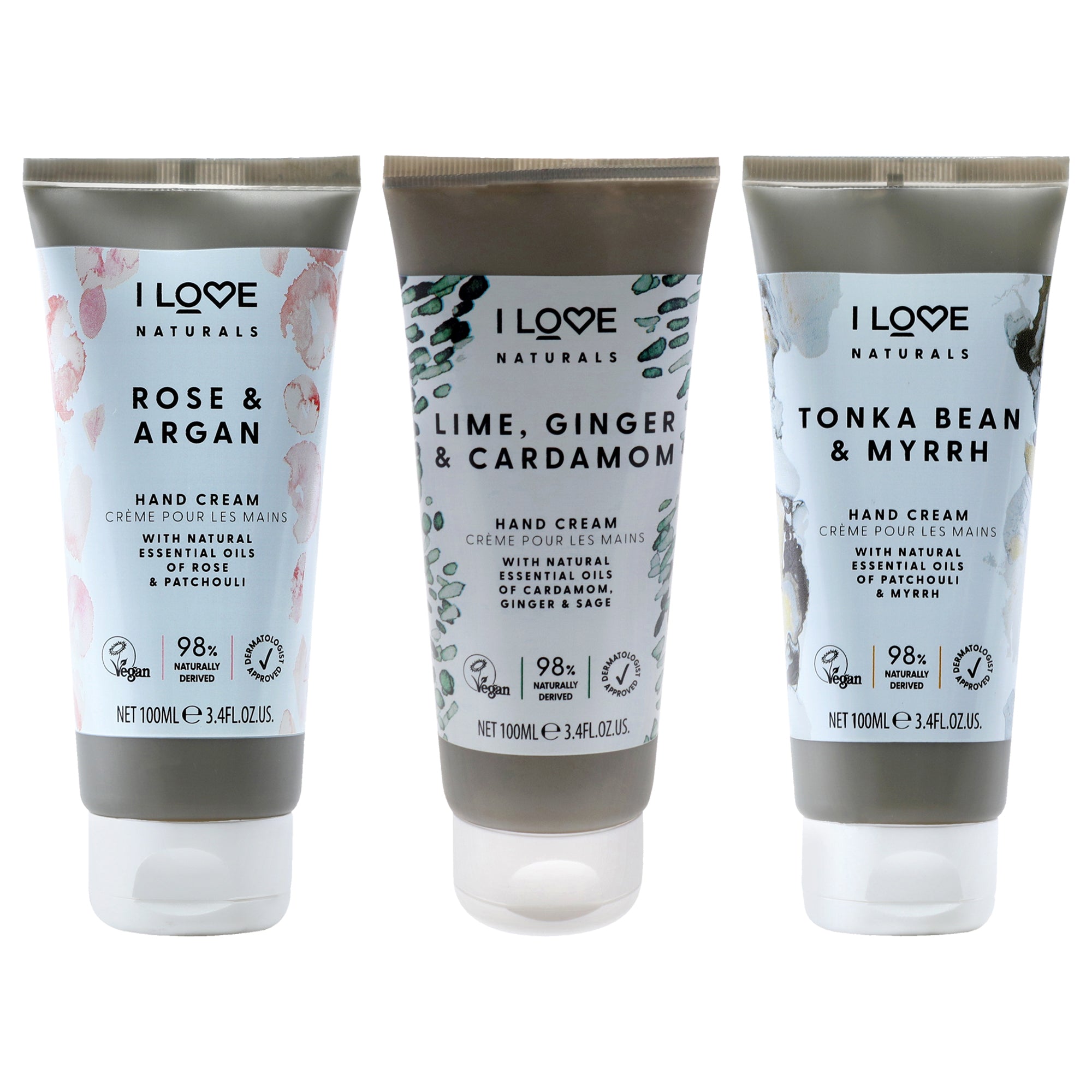 I Love Cosmetics Naturals Hand Cream Kit -Thefragrancemart.com